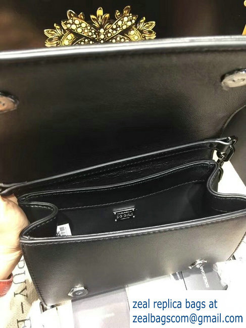 Dolce  &  Gabbana DG Girls Shoulder Bag In Quilted Nappa Leather Black 2018